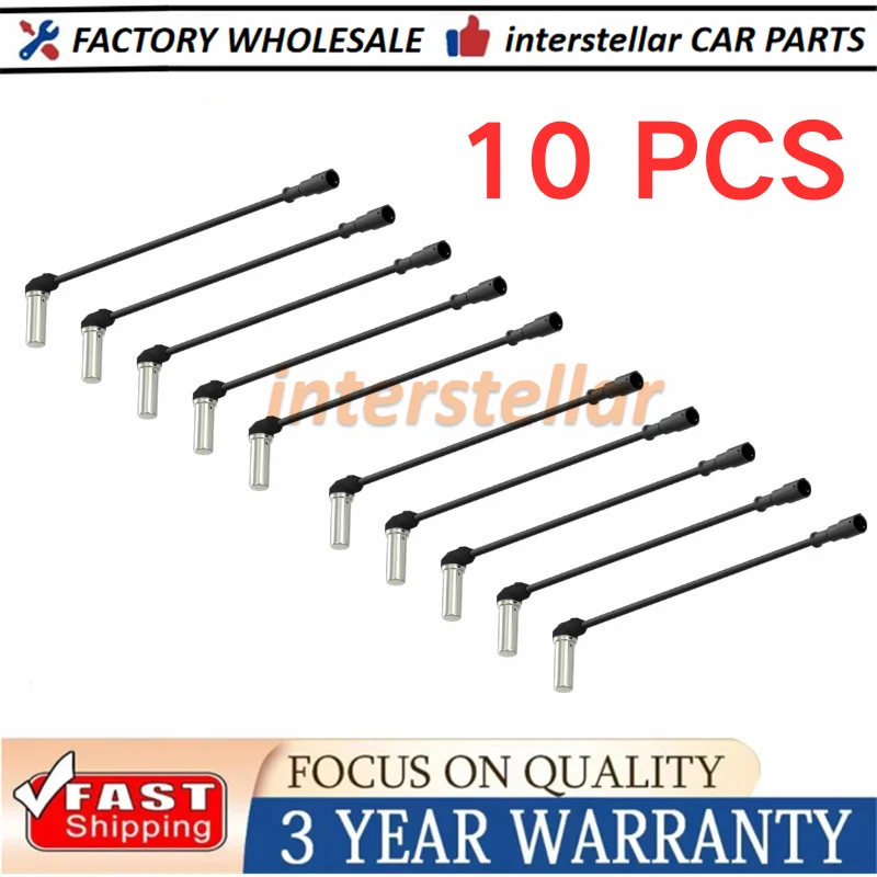 10PCS 4410321080 4410328130 1405826 1700MM ABS Control Sensor for Daf Volvo Wabco 20566832 4410329662 4410329762 85106609 NEW