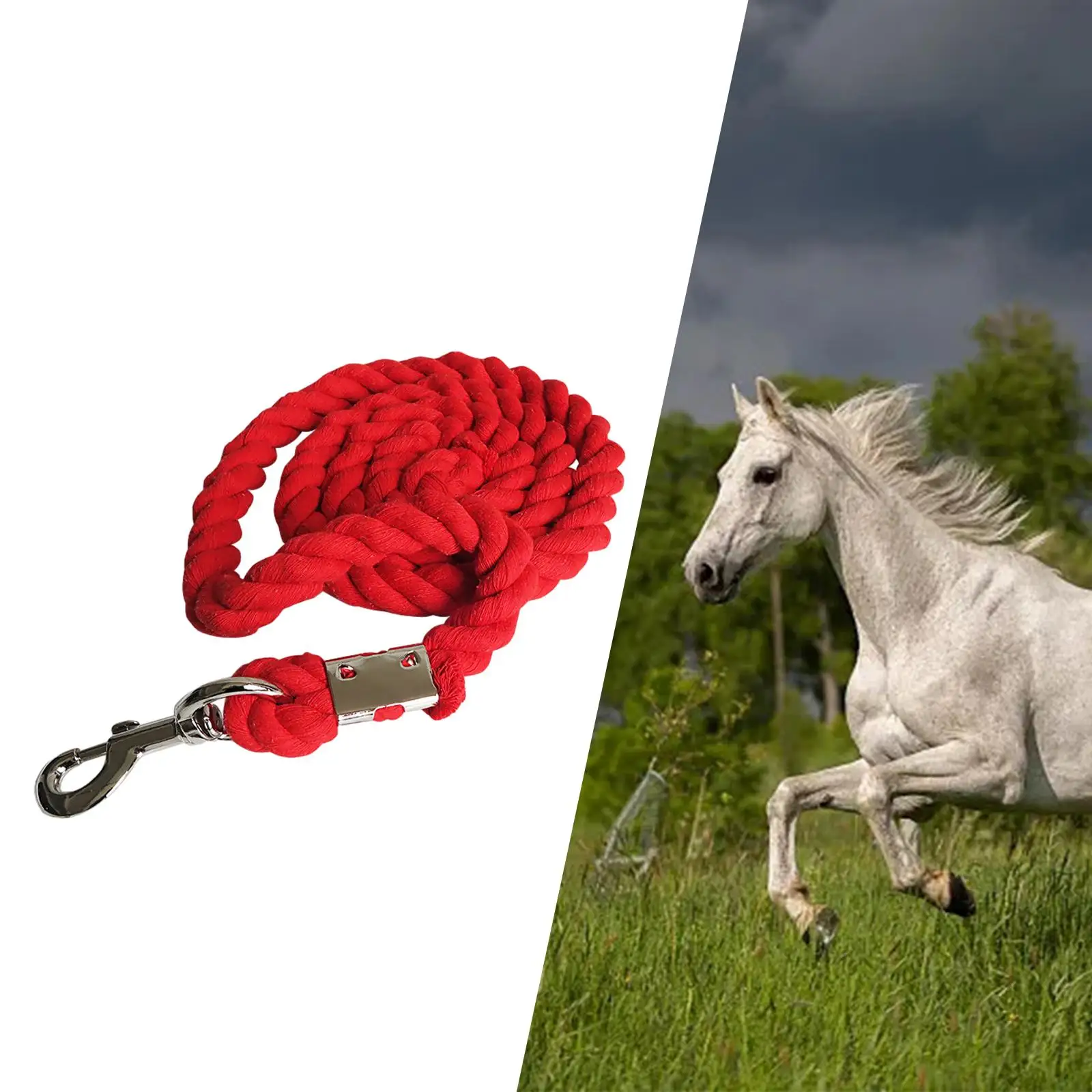 Webbing Horse Lead Rope Handmade Accessory for Livestock Horse Leading Rope