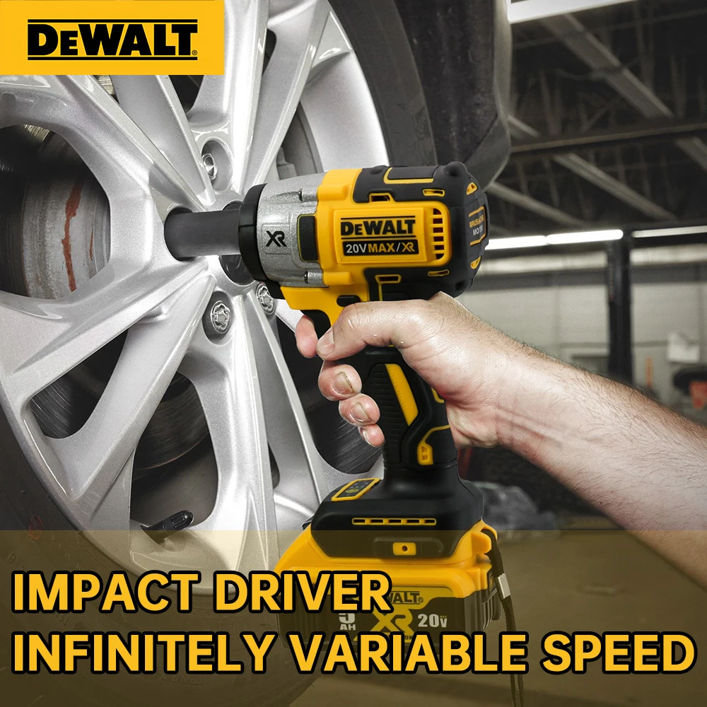Dewalt DCF880 Compact Electric Wrench Cordless Impact Wrench 203N.M High Torque Rechargeable Power Tools  For 20V Dewalt Battery image 4