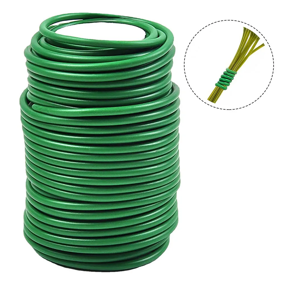 Practical Yard Wire Cable Cord Tie 1pcs 2.5mm*10m 3.5mm*8m 3mm*10m Plastic Strong Trees Bread For Holding Plants