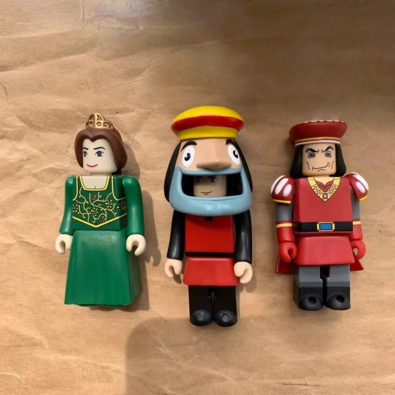 

Мини-фигурка принцессы Medicom Kubrick Shrek 2003, Dreamworks, винтажная редкая коллекционная детальная модель игрушки с принтом