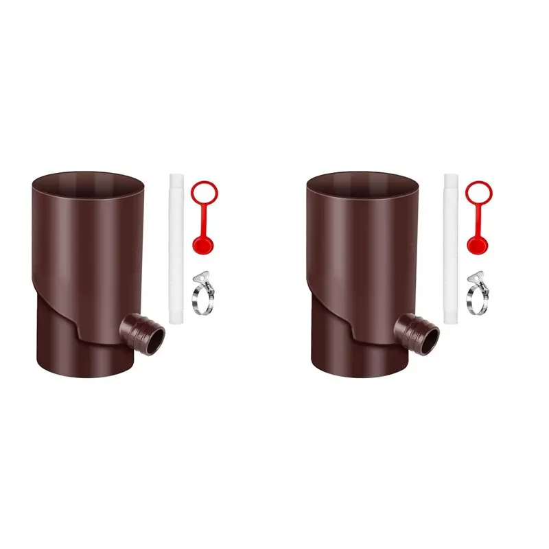 A25F-2X Rainwater Collection Kit UV Resistant Weatherproof Rain Barrel Diverter Kit Rain Barrels To Collect Rainwater B