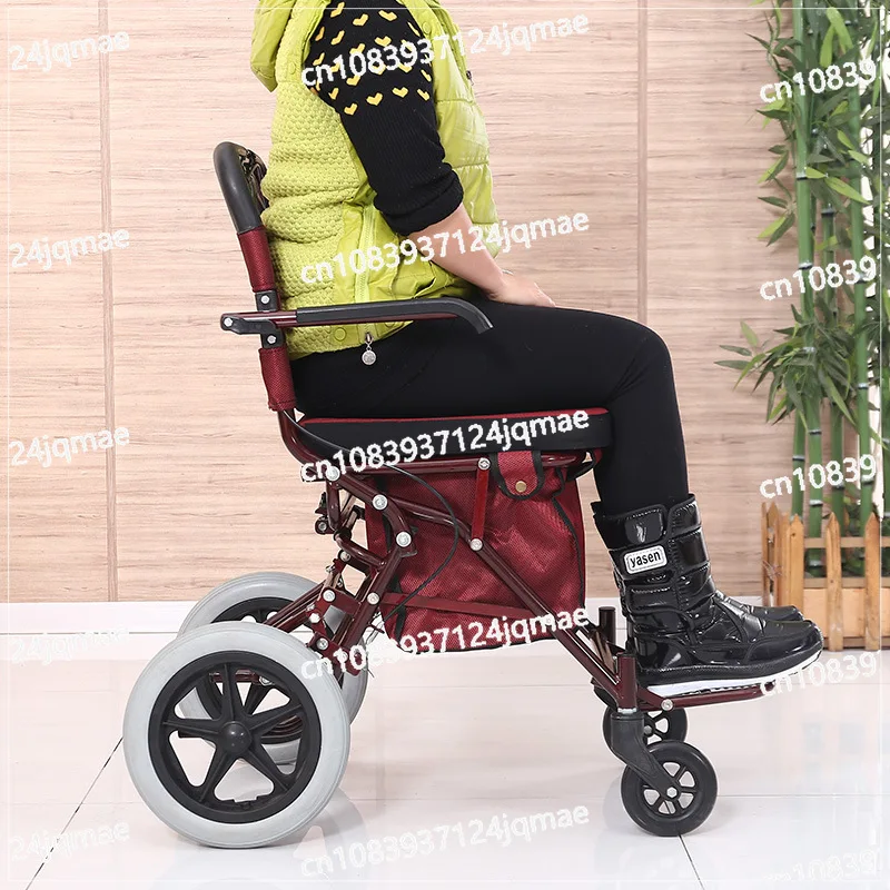 

The Elderly Chair Can Be Pushed By The Elderly, and The New Four Wheeled Handcart Is Portable.