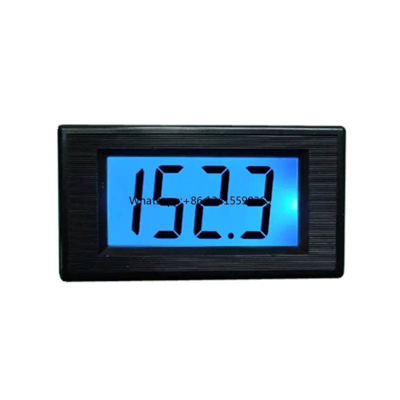 

Panel-mounted 0-200Ohm 0-2K Ohm Resistance Tester Ohm Meter Resistor Testing Meter with LCD Display
