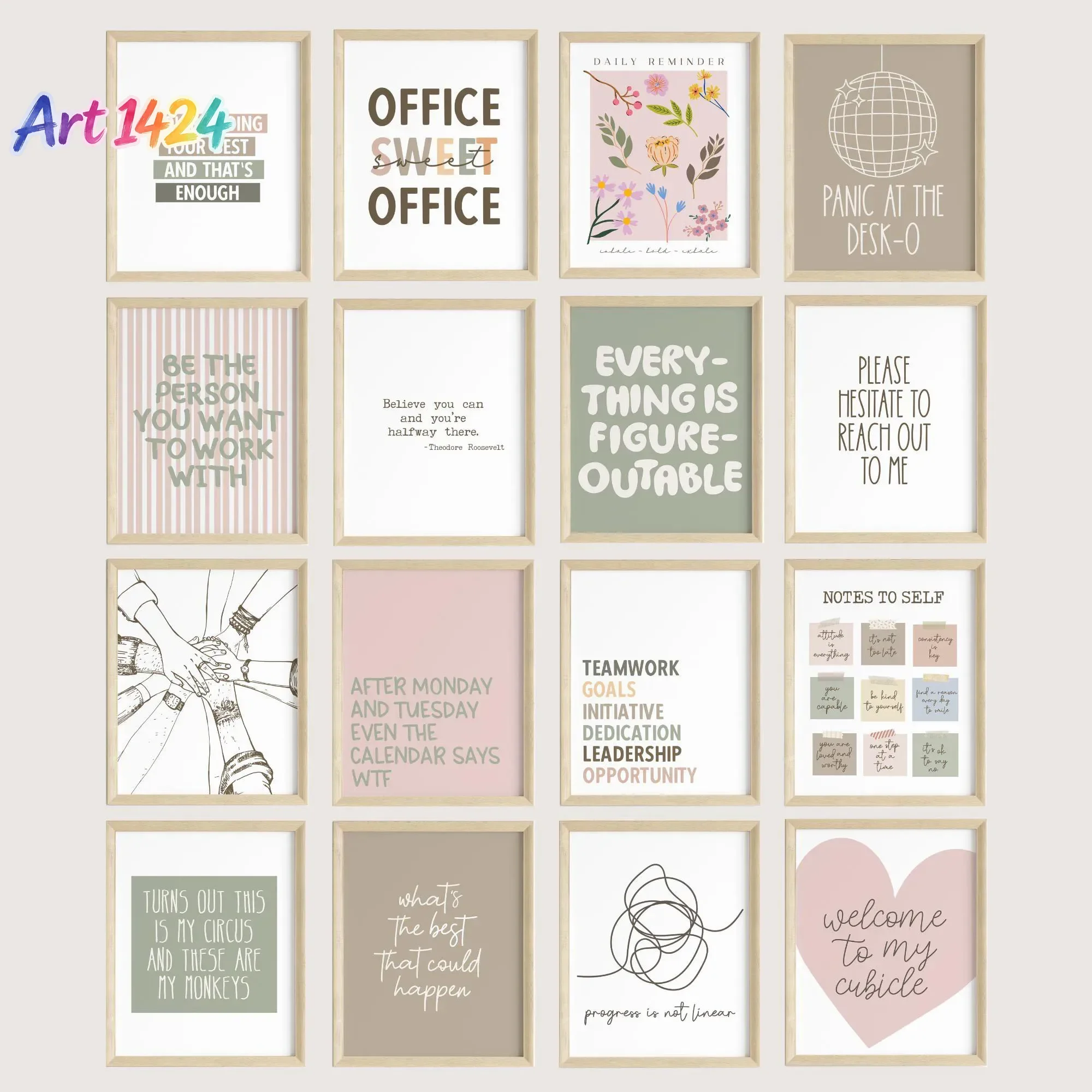 Office Wall Art Prints Posters Wall Art Canvas Print Painting Home Office Wall Decor Motivational Wall Art Inspirational Decor