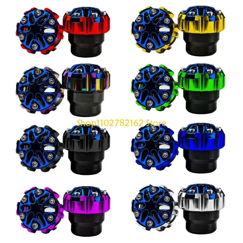 

547B Motorcycle Aluminum Alloy Crash Fork Cup Lightweight Structure Enhanced Durability Easy Installation 1 Pair