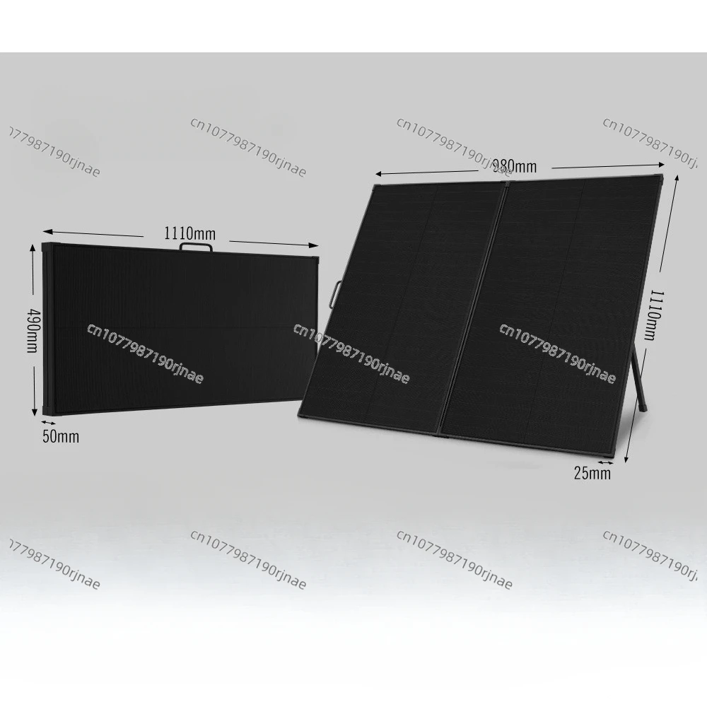 18v200w Laminated Tile All Black Light Solar Panel Parallel Panels Photovoltaic Module