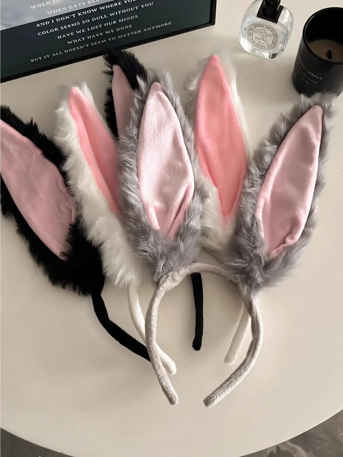 

1pc Cute Plush Fox Ear Headband, Christmas Hair Accessory, Long Rabbit Ear Headband, Polyester Cute Kawaii Animal Ear Headpiece For Women, Halloween, Hair Band, Hair Hoop ,Hairband For Women Head Accessories Beauty Home Hair Accessories,Summer,Holiday,Tra