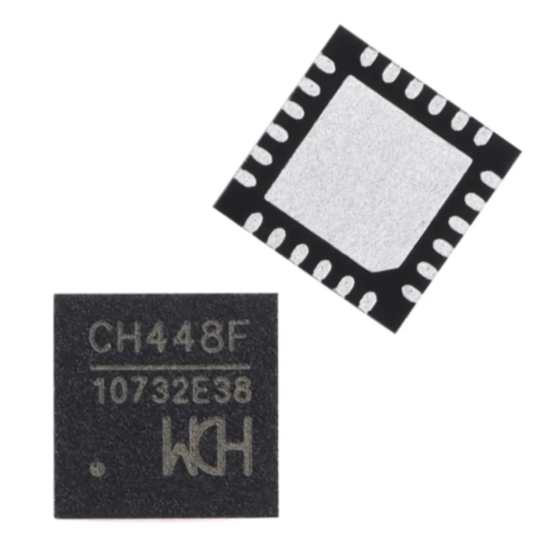 الأصلي حقيقية CH448F QFN-24 DPOT منخفضة المقاومة النطاق العريض ثنائي الاتجاه التناظرية التبديل رقاقة 100% شريحة جديدة تمامًا