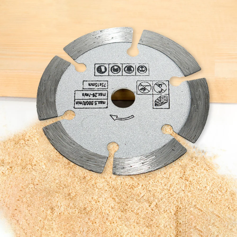 

3 Inch/75mm Angle Grinder Saw Blade Diamond Cutting Disc Mini Saw Blade for Tile Ceramic Concrete Marble Cutting