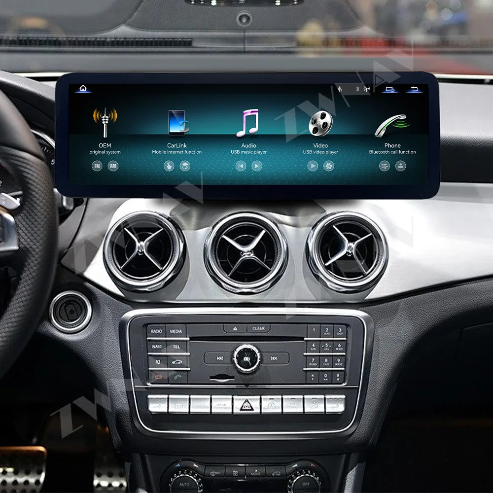 

Hi-Res Audio 14.9 Inch Linux Car Stereo For Mercedes-Benz GLA/A-Class/CLA 2016-2018 Wireless CarPlay Android Auto Plug & Play