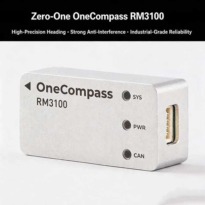 zeroone-onecompass-rm3100-brujula-y-magnetometro-para-drones—externo-de-grado-industrial-resistente-a-interferencias