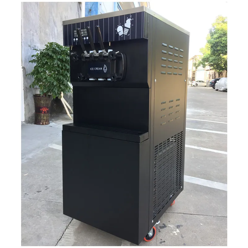 Commercial Soft Ice Cream Machine 2+1 Flavor Ice Cream Making Machine
