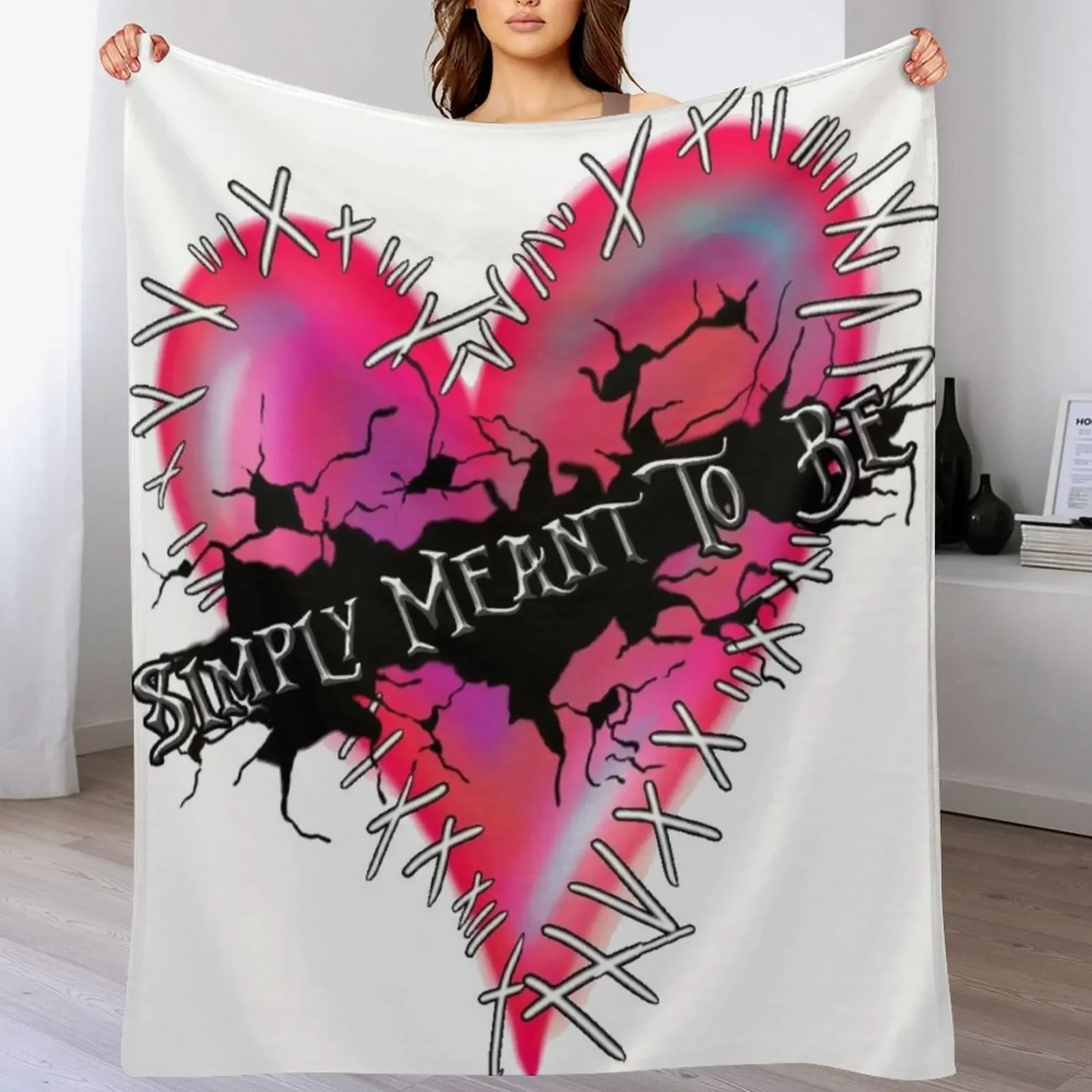 

Simply Meant to Be Throw Blanket Sofa Throw Luxury Designer anime Furry Blankets