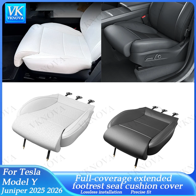 

Для Tesla Model Y Juniper Model 3 Highland: Удлинитель подушки для ног, чехол на сиденье, удлинитель из пены с эффектом памяти, аксессуары для интерьера