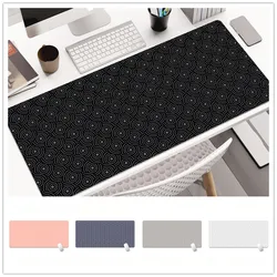 Japan Style Black Mouse Pad Non Slip Gamer Mousepad E-sport Desk Mat Keyboard Deskpad Gaming Accessories for Bedroom Decor