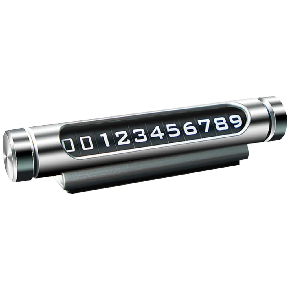 1Pcs Temporary Parking Plate High Quality Phone Number Sign for Dashboard Visibility Temporary Parking Card