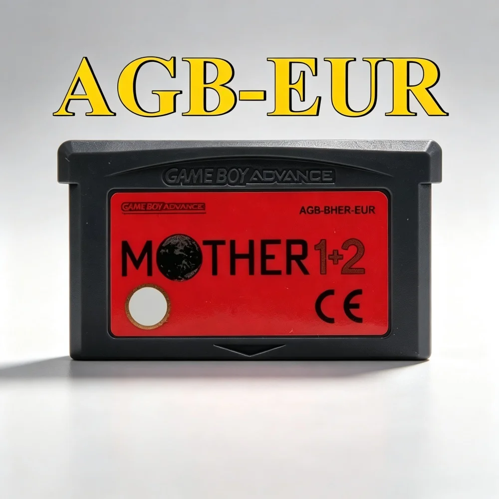 Cartucho de Juego para GBA Serie Mother 1 2 3, Tarjeta de Consola de Videojuegos de 32 Bits, Carcasa Gris para GBA NDS, 