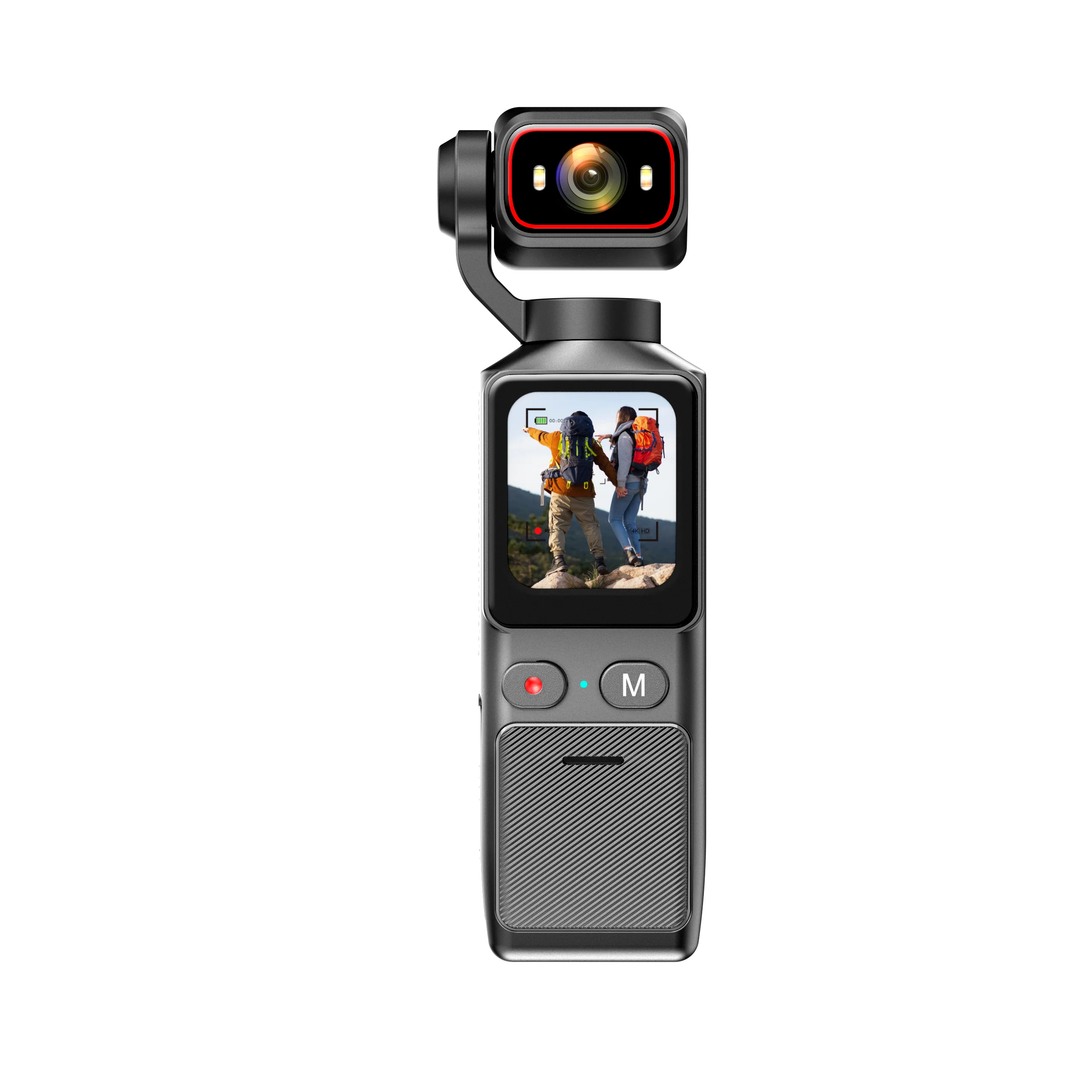 L19 WIFI Enabled 4K HD Portable Pocket Camera Video Recorder With Gimbal Handheld Stabilizer Body Camera For Outdoor Sports