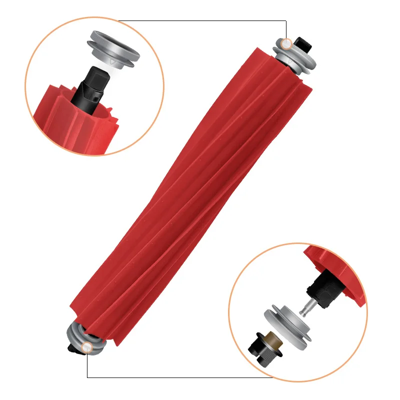 Cây Lau Nhà Vải Chân Đế Hepa Lọc Thay Thế Cho Xiaomi Roborock Q7 Max Q7 Max + T8 Hút Chính Bàn Chải Bao túi Đựng Bụi Phần