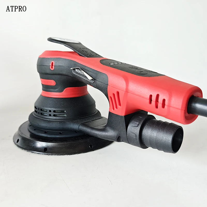 

Electric brushless dry grinding machine, 6-inch multi-hole putty grinding, car furniture self-priming dry grinding head, dust su