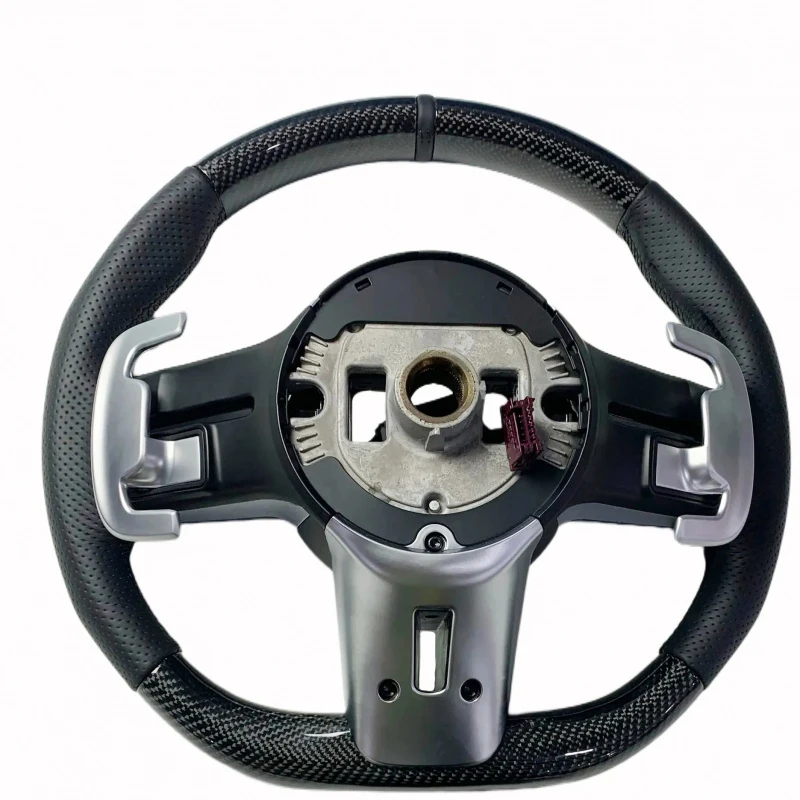

Carbon Fiber Car Steering Wheel Style Leather