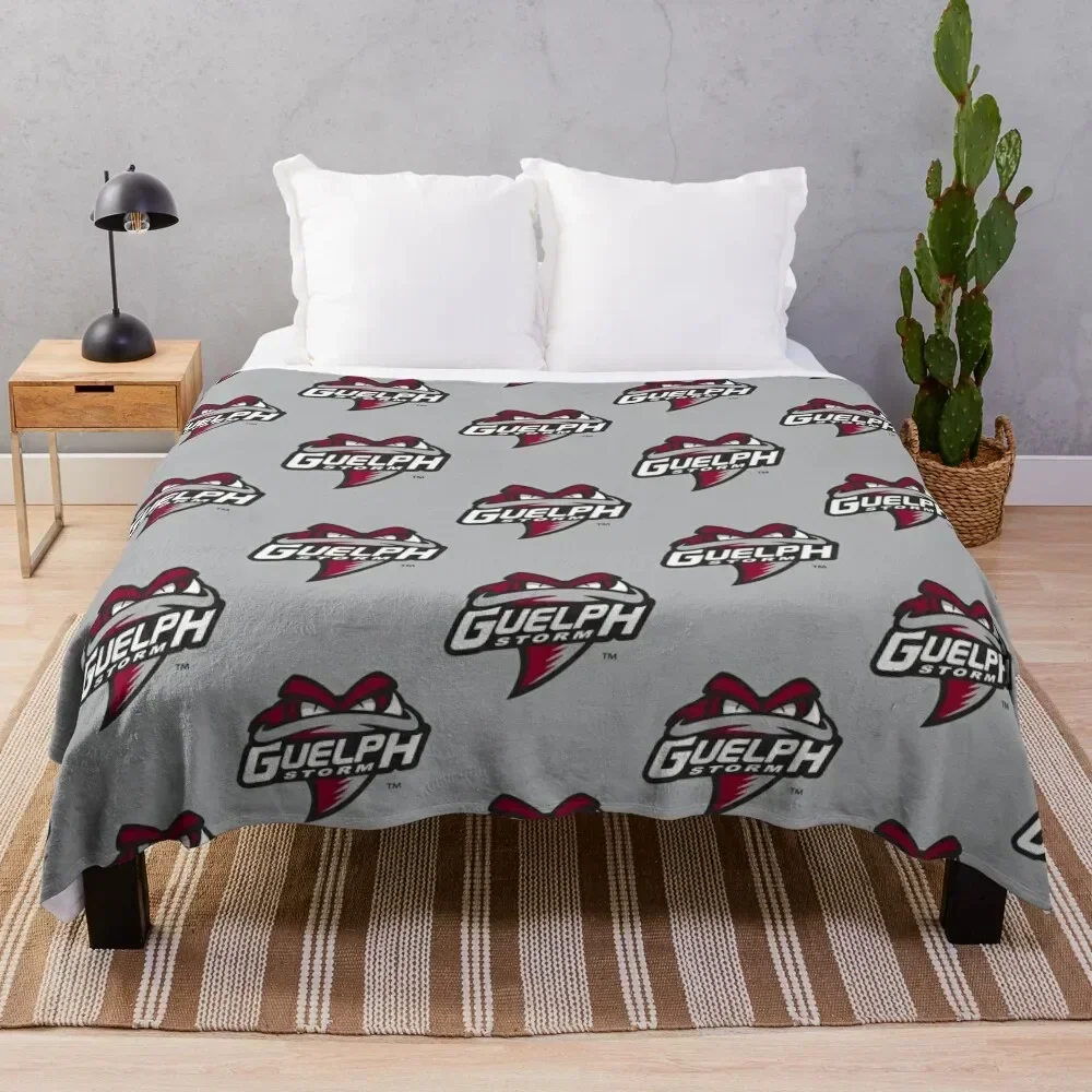 

Guelph Storm Throw Blanket Custom Flannels Personalized Gift Blankets