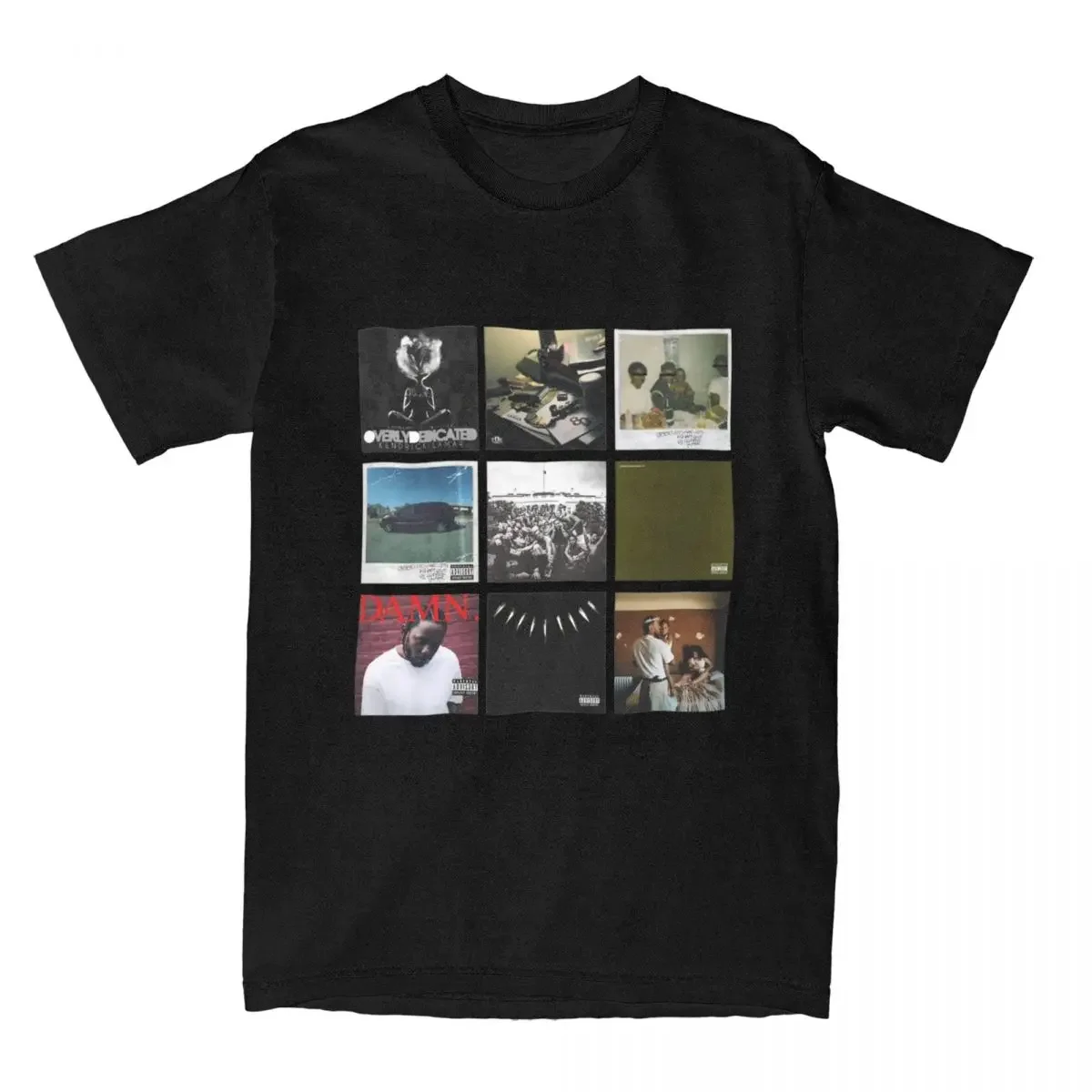 Kendrick Lamar Music Album T Shirt Singer Hip Hop T-Shirts Short-Sleeve Classic Tops Summer 100% Cotton O Neck Oversize Tees