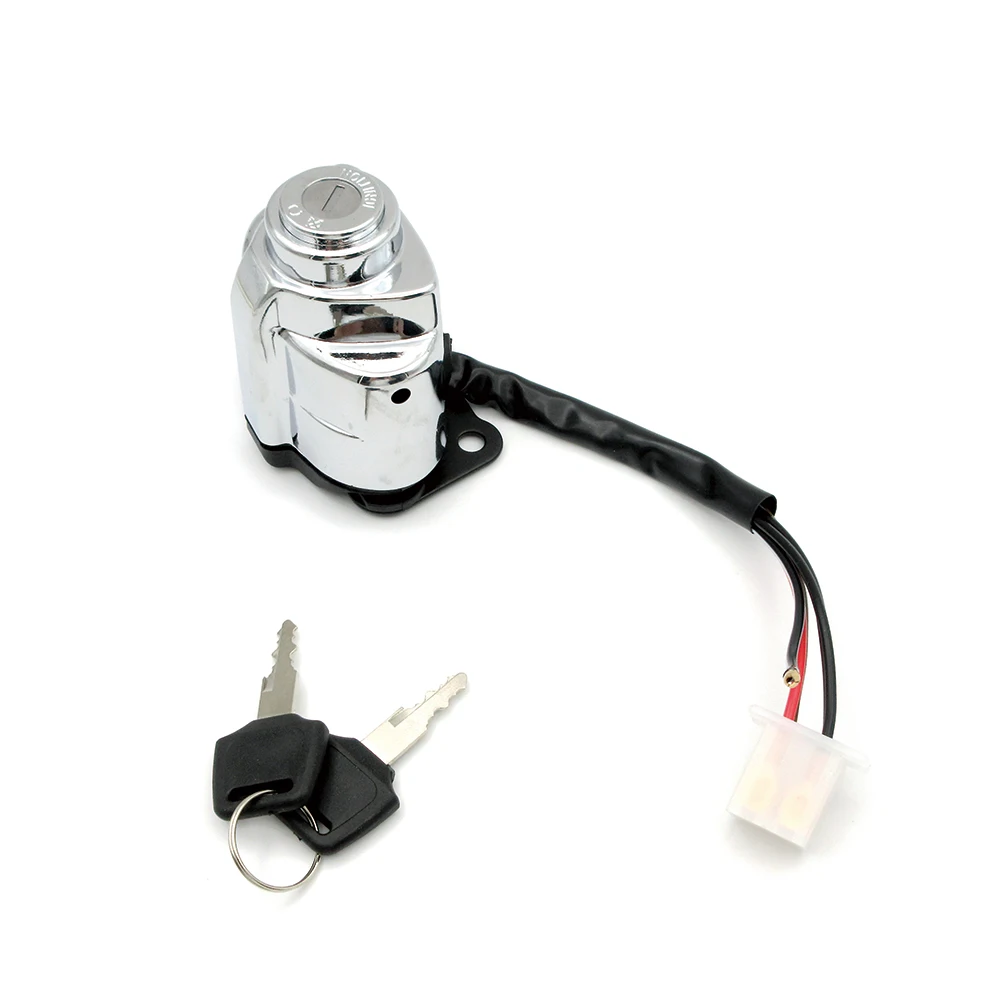 Motorcycle Ignition Switch Seat Gas Cap Cover Lock Key For Honda Shadow VT600 400 750 Steed Magna250 VLX600 VLX 400 CA250 DDY250
