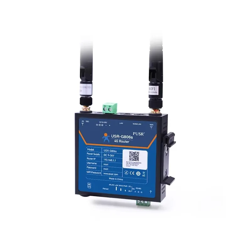 

USR-G806s-EAU Industrial Cellular Router Integrates 4G LTE WiFi and VPN With Serial Modem RS485