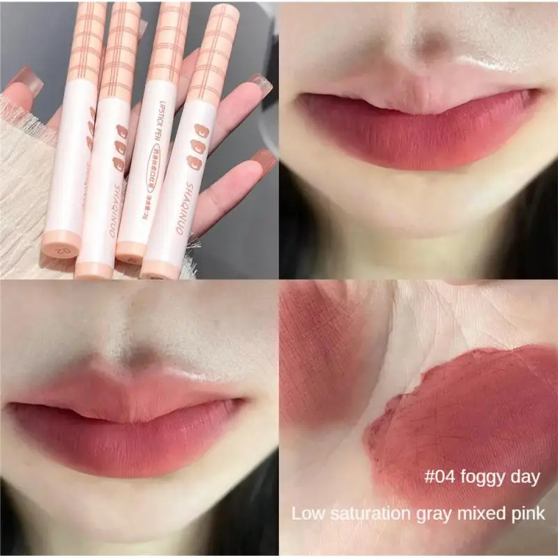 Silky Not Easy To Stick To The Cup Lipstick Portable Safety Make Up Hold Makeup Matte Show White Skin Friendly Comfortable