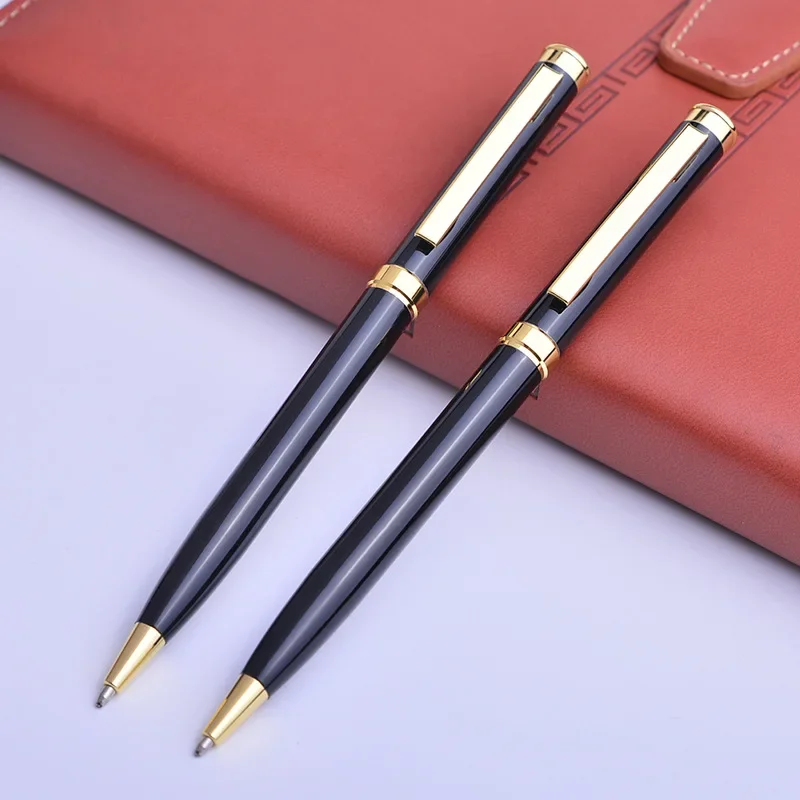 

20pcs Custom laser engraving metal creative ball point pen oily advertising pen printable