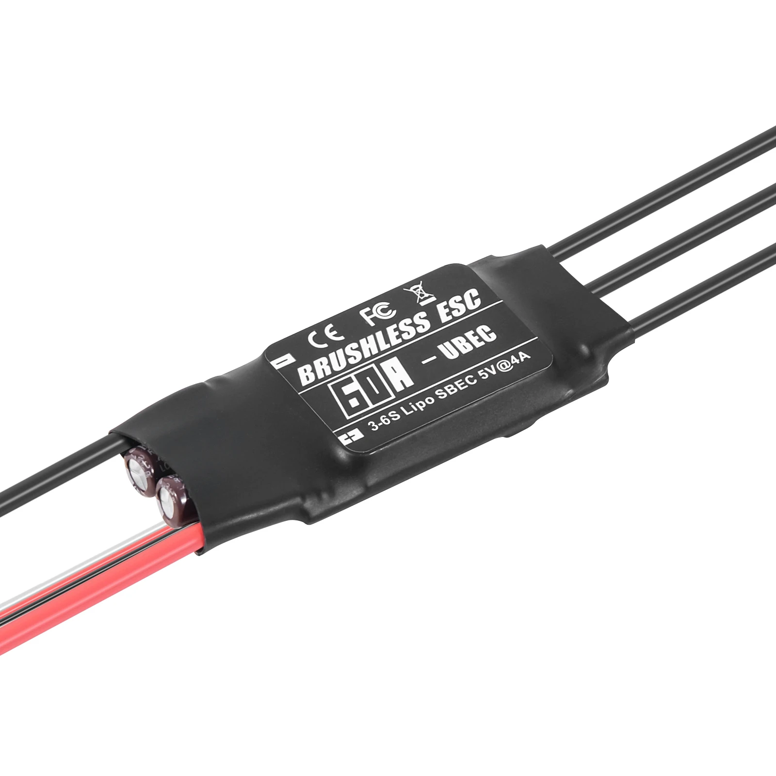 YSIDO 20A 30A 40A 50A 60A 80A ตัวควบคุมความเร็ว ESC แบบไม่มีแปรงพร้อม UBEC สําหรับ RC FPV Quadcopter เครื่องบินเฮลิคอปเตอร์รุ่นอะไหล่