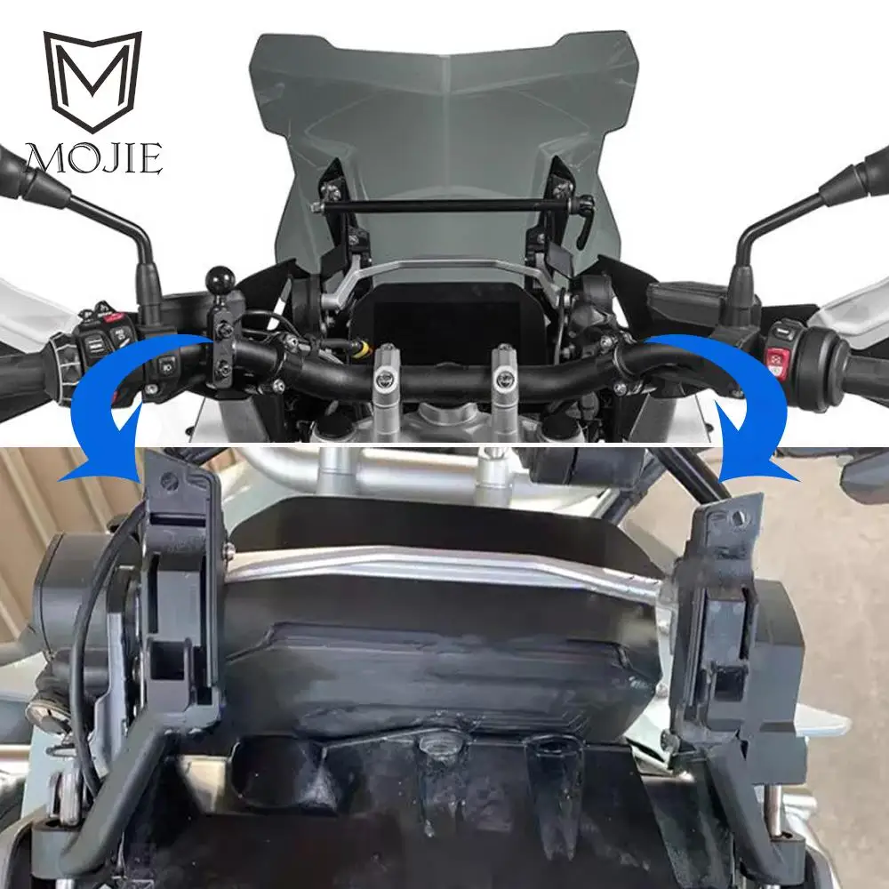 For BMW R1200GS R 1200 GS LC/ADV R1200 GS GS1200 2013-2022 Windscreen Windshield Reinforcement Adjustable Bracket Lifting Holder