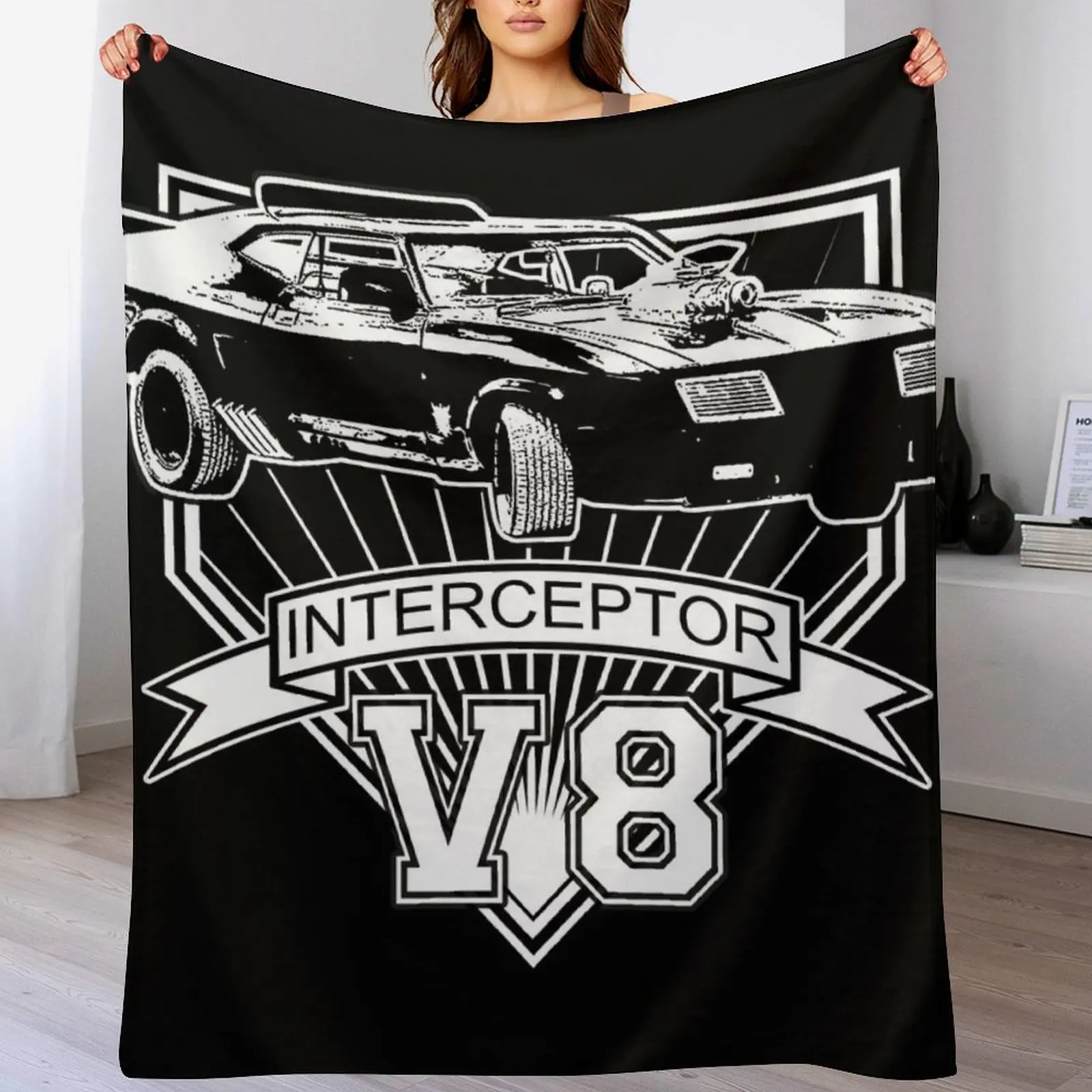 

Mad Max V8 Interceptor Throw Blanket Bed Fashionable Soft Plaid Blankets