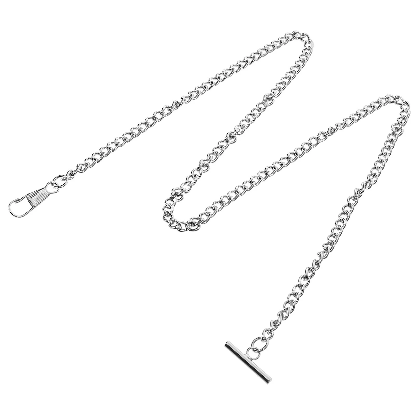 65 Cm Pocket Watch Chain Metal Choker Necklaces for Women Mens Vests Jeans Belt Riding