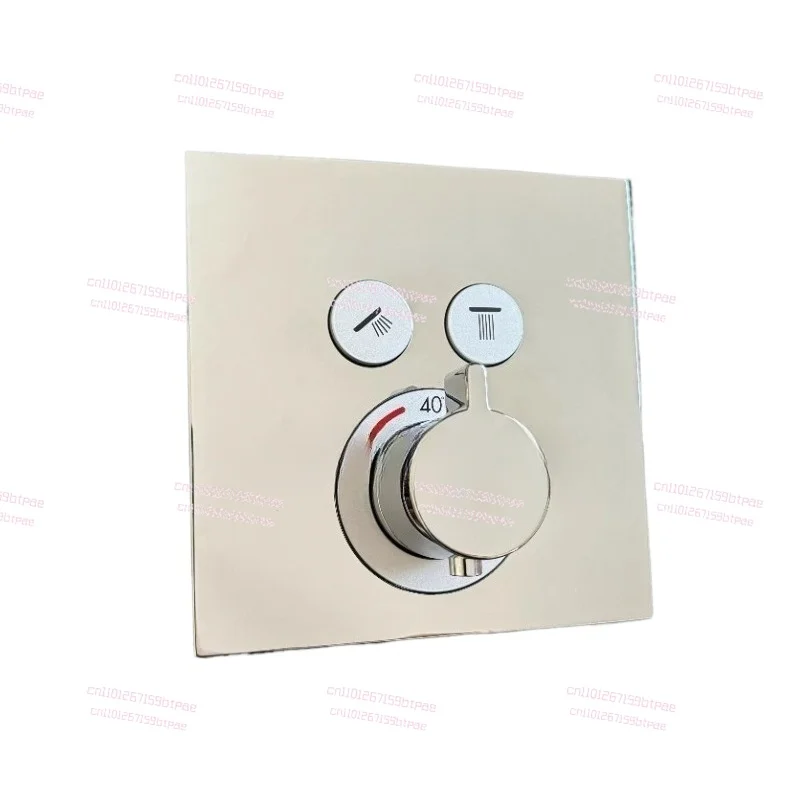 

Flush-Mount Thermostatic Mixer - Dual-Function Temperature Control Unit