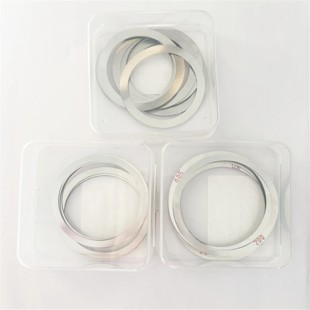 11 Piece Set Stainless Steel Rear Intercept Flange Gasket Kit 0.02mm-1mm for Astrophotography M42/ M48/ M54
