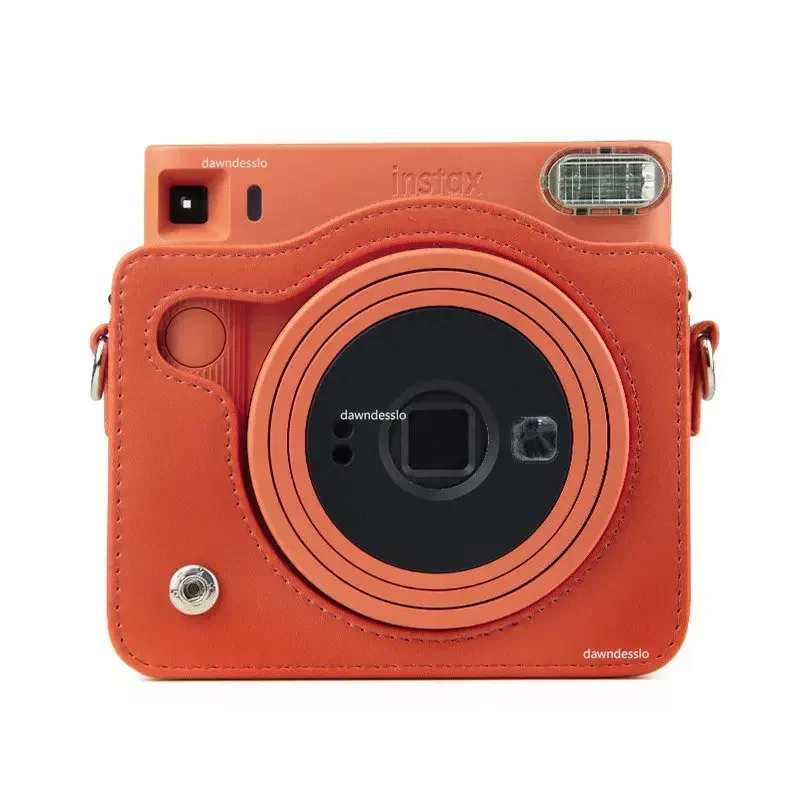 Saco de câmera de couro do plutônio para instax square sq1 saco de câmera de grande capacidade para polaroid square sq1 câmera