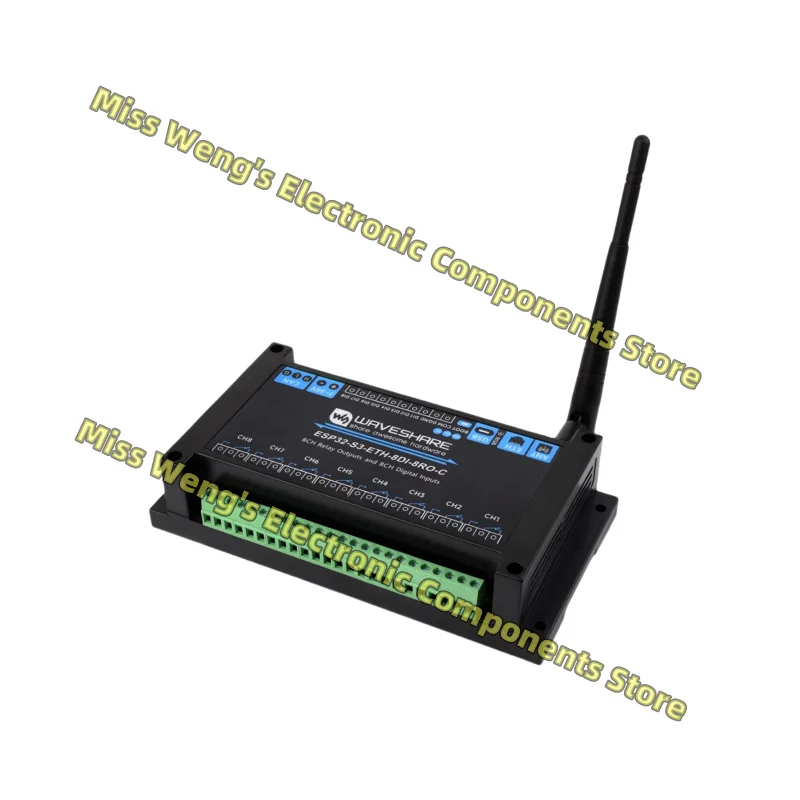 CAN interface digital input network relay WIFI Bluetooth BLE industrial computer ESP32-S3-ETH-8DI-8RO-C POE-ETH-8DI-8RO-C