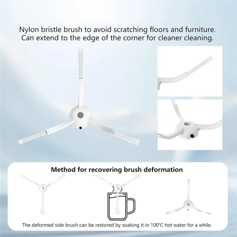 22 قطعة ل Roborock Qrevo S ، Qrevo Pro ، Qrevo Maxv جهاز آلي لتنظيف الأتربة أجزاء فرشاة رئيسية فرشاة جانبية فلتر Hepa كيس لجميع الغبار-AT39