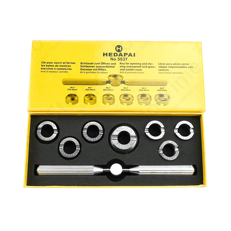 굴 스타일 시계 수리 도구 여러 크기와 호환되는 Dudor 시계 용 스크류 백 케이스 오프너-18.5 -36.5