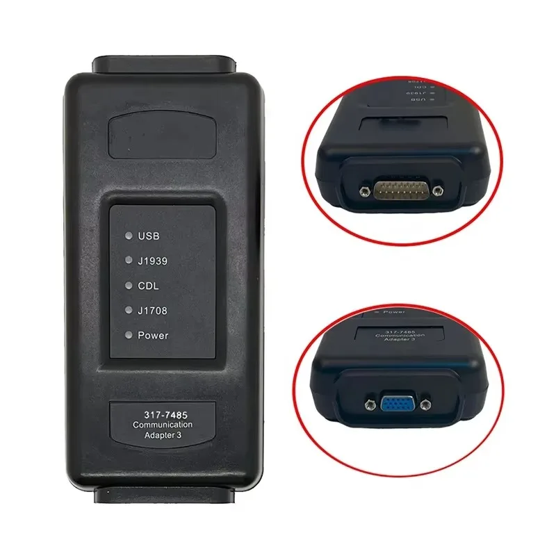 317-7485 Communication Adapter III Truck Diagnostic Tool Support USB Connection ET 4 Heavy Scanner