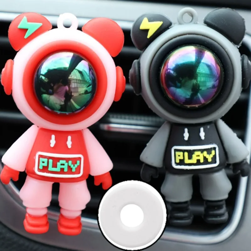 Car Air Outlet Perfume Clips Air-Freshener Cartoon Astronaut Air-Conditioning Outlets Aromatherapy Clip Interior Accessories