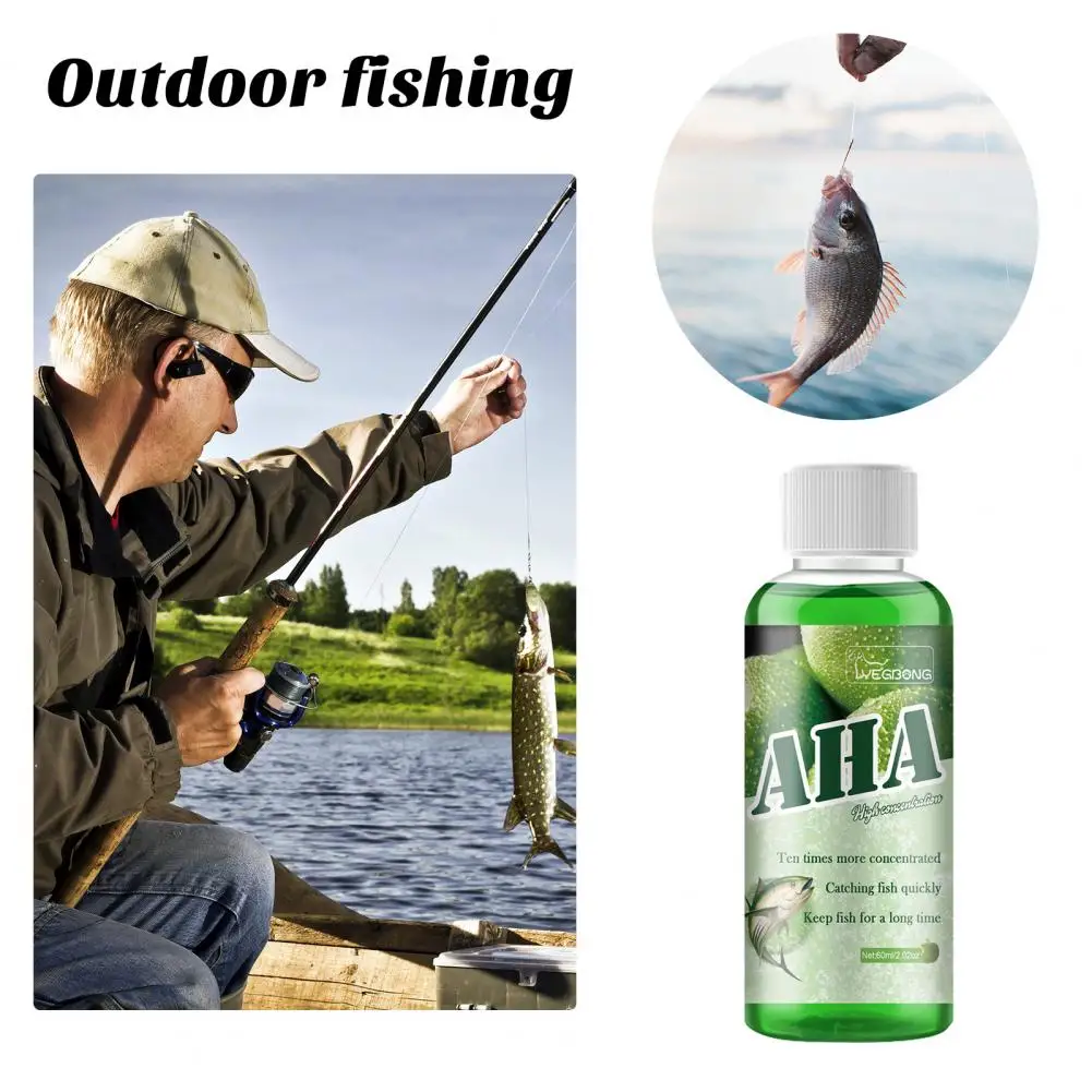 Fishing Bait Attractor Effective Fish Attractor Natural Safe Bait for Carp Trout Portable Concentrated Liquid Scent Flavor Bait