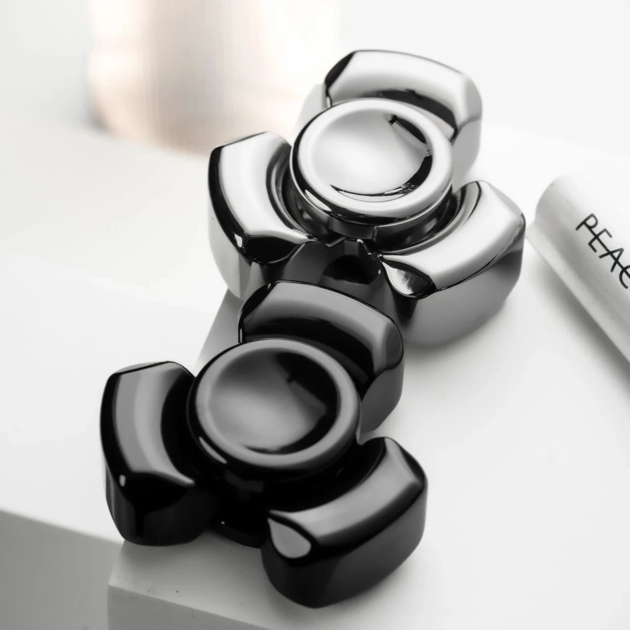 Universe EDC ZHENYUE Fidget Spinner Zircuti Gyro Fidget Toys For Adults Anxiety Relief Gadgets Three Leaf Spinner