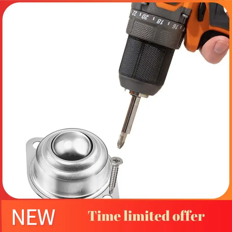 ABHU 40PCS 1In Roller Ball Transfer Bearing,Carbon Steel Round Ball Transfer Unit,360º Rotation Universal Ball Casters 400Lbs