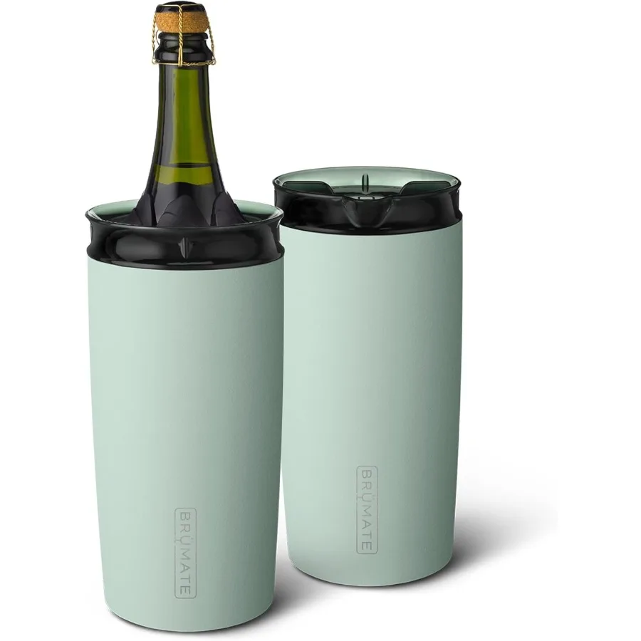 

Togosa 2in1 Wine Chiller Bucket or Champagne Bucket and 100% Leakproof Pitcher Portable Cooler Fits Most Wine Champagne and Liq