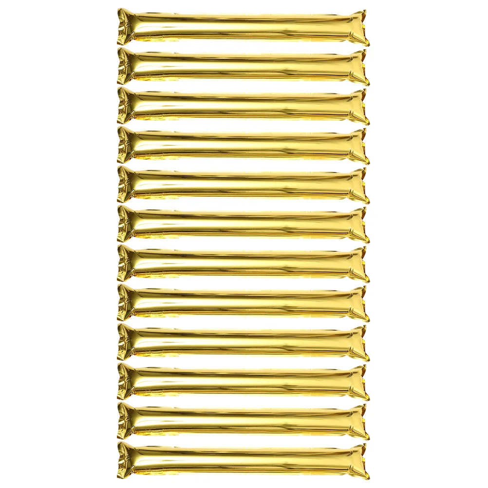 

12 Pcs Inflatable Cheerleading Sticks Aluminum Foil Lightweight Reusable Noise Makers for Events Parties Gifts