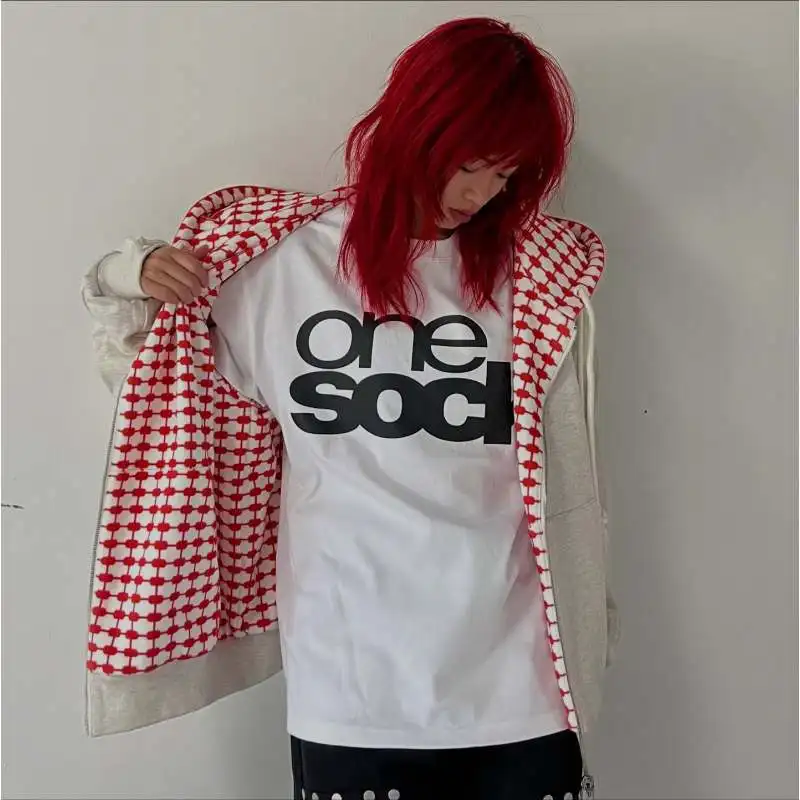 2025 New European and American Autumn/Winter High Street Style Warm Grid Double sided Double Wear Design Hoodie